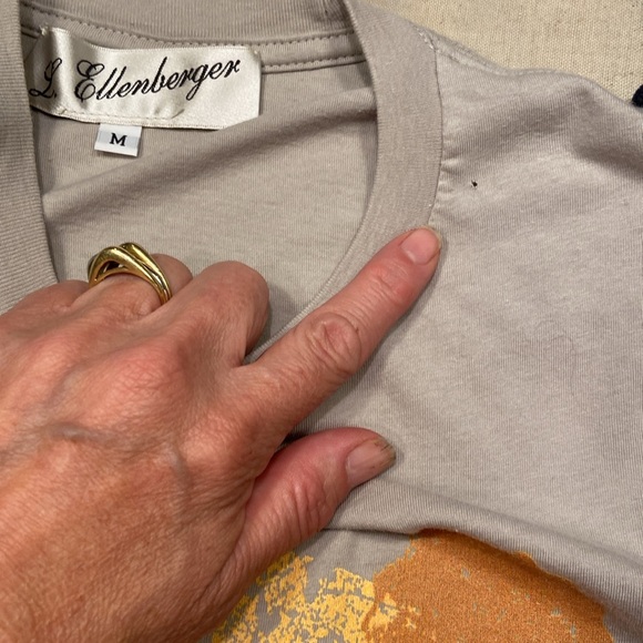 Exclusive Graphic Tee one-of-a-kind, eco-friendly, designer top - Picture 5 of 5